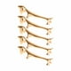 thumbnail image 1 of Wosthever 5 piezas de soporte de vajilla de animales de dibujos animados, palillos, cuchara, cubiertos, soporte de aleación de Zinc, tenedor, Type2 NO2, 1 of 6