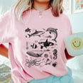 thumbnail image 3 of Sea Creatures Vintage Shirt, Sea Animal T-shirt, Whale Orca Ocean Sea life Turtle Dolphin Shirt, Nature Shirt, Unisex Adult Tee, 3 of 7