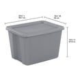 thumbnail image 2 of Caja Organizadora Sterilite Multiusos con Tapa Gris de 68 Litros, 2 of 4