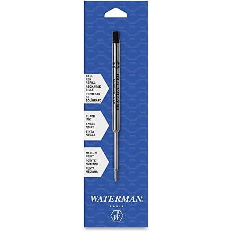 10-Pack Ballpoint Pen Refills With Spring – 1.0mm Medium Point Black Ink, Compatible With Penneed B5/B6/B8 & Parker Twist Pens