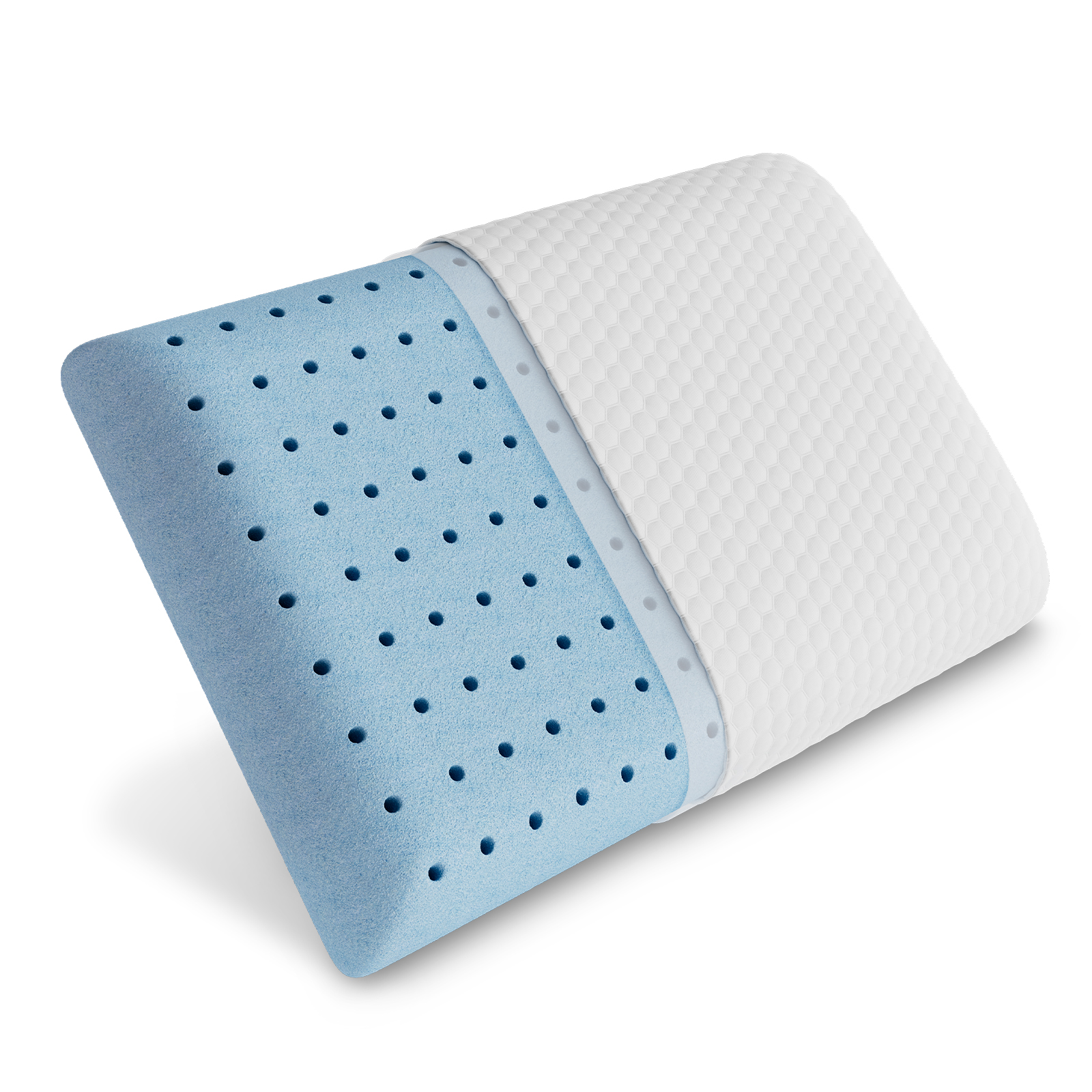 GIANNA Memory Foam Pillow for Neck Pain Relief, Ergonomic Design, Hypoallergenic & Breathable, Medium Firm, Machine Washable Pillow Cover