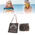 thumbnail image 3 of Quick Dry Cotton Beach Towel, Bag Combo Set, Portable Pouch for Travel Gym Swim, 3 of 7
