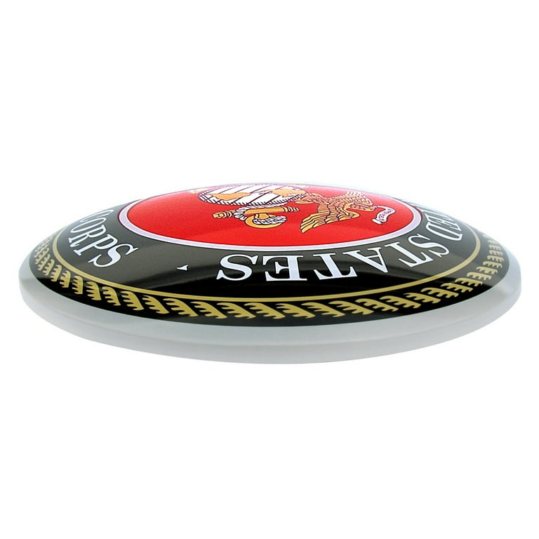 US Marine Corps Tin Metal Round Dome Button Sign USMC Emblem Home Bar Wall Decor US Marine Corps Tin Metal Round Dome Button Sign USMC Emblem Home Bar Wall Decor