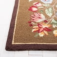 thumbnail image 3 of Safavieh Chelsea Hayleigh Bordered Wool Area Rug, Brown, 6' x 9', 3 of 9