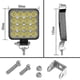 thumbnail image 2 of 4 X 48w Led Work Light, Square Spotlight 12v 24v Long Range Led Headlights Ip67 Spot Flood Reversing Light For Car Truck Tractor Suv Boat(4 Pcs), 2 of 4