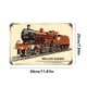 thumbnail image 2 of Placa de Metal Vintage Wdftyju Rectangular de tren 30x20cm, 2 of 9