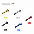 thumbnail image 3 of Universal 7/8 inch Motorcycle Twist Throttle Handlebar Hand Grips For Dirt Bike, 3 of 5