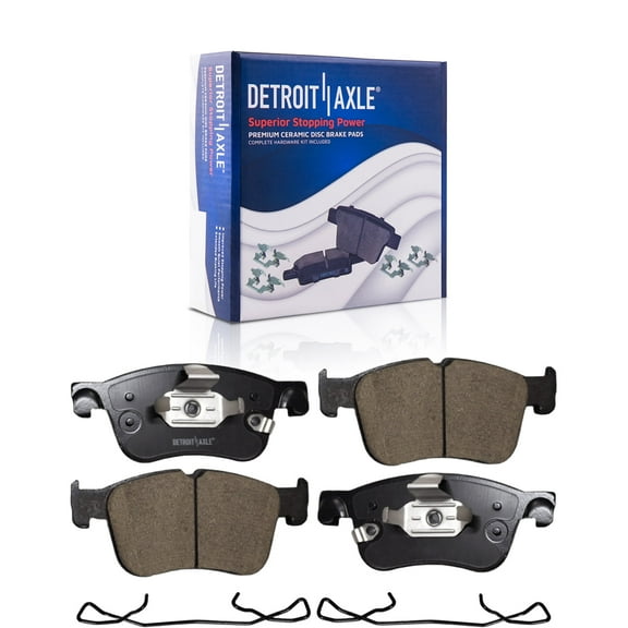 Detroit Axle - Front Brake Pads for Ford Escape Bronco Sport Maverick Lincoln Corsair, Ceramic Brake Pads with Hardware Replacement