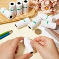 thumbnail image 3 of 10 rollos de papel térmico para recibos de 5,2 cm de ancho, blanco, sin BPA, autoadhesivo, cuadrado, para mini impresora térmica POS., 3 of 9