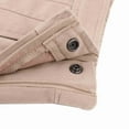 thumbnail image 3 of Bienzoe Girl's Cotton Stretchy School Uniforms Pleated Skirt Khaki 7, 3 of 9