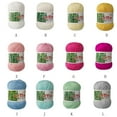 thumbnail image 3 of JilgTeok 1 Packs Warm Soft Natural Knitting Yarn Crochet Knitwear Wool Yarn for Handcraft Sweater Scarf Making Hand Knitting 50g, 3 of 3