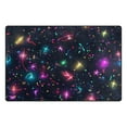 thumbnail image 2 of Colorful Confetti and Lights Soft Polyester Area Rug 31''x20'', Non Slip, Memory Foam, Water Absorbent, 2 of 7