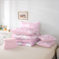 thumbnail image 6 of Feelyou Fashion Bow-tie Kid Bedding Comforter Set 7pcs, Princess Ribbon King Bedding Sets, 6 of 8