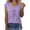 1-Purple, variant on Women's Funny Planet Balloon Tee Shirts V Neck Short Sleeve Cute Summer Tops Trendy Casual Loose Shirt Graphic Print Blouse