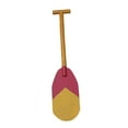 thumbnail image 4 of QccHieUs Children Paddle Prop Canoe Paddle Colorful Comfortable Lightweight Wood Boat Oar Red Yellow, 4 of 9