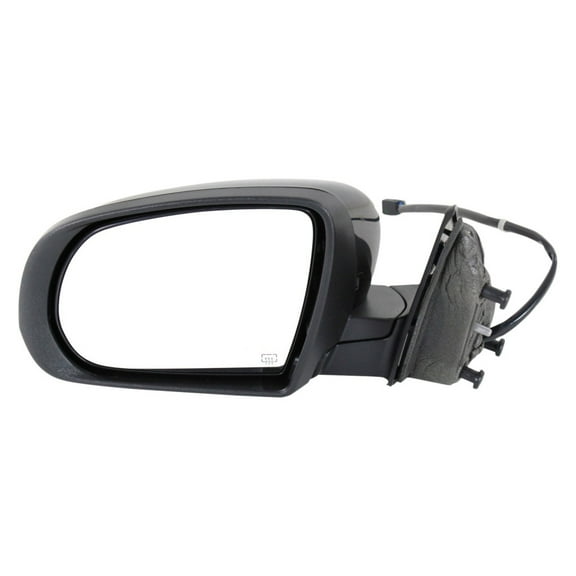 For Jeep Cherokee 2014 15 16 17 2018 Door Mirror Driver Side | Power Glass | Heated | Manual Folding | Paintable | Replacement For CH1320374 | 1VF37TZZAD