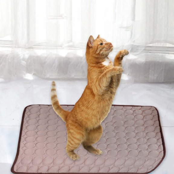 Suncoda Dog Cooling Mat & Sleeping Pad - Summer Cooling Mat Water Absorption Top Waterproof Bottom Materials Safe Easy Carry, Keep Cooling for Pets