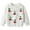 White, variant on lnmuld Sweaters for Hand Embroidered Floral Knit Sweater for Girls Soft Comfortable Pullover Top for Baby Daily Wear and Birthday Celebration Size:9-12 Months