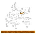 thumbnail image 3 of For 07-10 Silverado 2500HD/3500HD Front Bumper Retainer Mount Bracket SET PAIR, 3 of 5