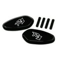 thumbnail image 3 of Krator Mirror Block Off Plates Compatible with Yamaha YZF R1 Logo Engraved Black Set (2000-2008) 2000 20001 2002 2003 2004 2005 2006 2007 2008, 3 of 8