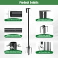 thumbnail image 7 of CHEASYOU Bird House Pole 60 inch with Bracket, Adjustable Heavy Duty Bird Feeder Pole, 7 of 7