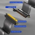 thumbnail image 2 of PCIE 4.0 Extension Cable, 16x Shielded High Speed GPU Riser Cable with PCI Express Port GPU Extension Card, 20cm 180°, 2 of 10