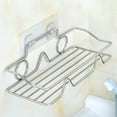 thumbnail image 3 of Billuyoard Organizador de almacenamiento de 2 piezas, estante de ducha montado en la pared de acero inoxidable adhesivo Universal, soporte ligero Organizadores de utensilios de cocina, 3 of 6