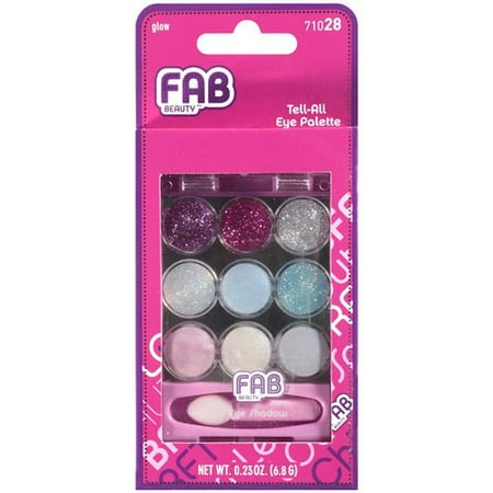 Fab Beauty Tell All Eye Eyeshadow Palette, Glow 71028