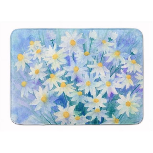 Carolines Treasures IBD0255RUG Light & Airy Daisies Machine Washable Memory Foam Mat