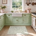 thumbnail image 2 of FelixKing 2'x3' Area Rugs for Living Room Vintage Botanical Plaid Distressed Rug Machine Washable Non-Slip for Bedroom Beige, 2 of 7