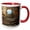 Red/White, variant on 3drose, Turkey, Anatolia, Aydin, Stairway into the Ruins of Miletus., 11oz Mug