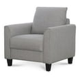 thumbnail image 1 of HFO Brooklynn Transitional Polyester Fabric Upholstered Armchair in Gray, 1 of 10