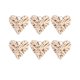 thumbnail image 1 of 6PCS Willow Woven Pendant Heart-shaped Rattan Woven Hanging Pendants Personality Heart-shaped Rattan Woven Pendants Large Colorful Hanging Decorations, 1 of 4