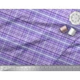 thumbnail image 3 of Soimoi Rayon Fabric Plaid Check Printed Fabric 1 Yard 42 Inch Wide, 3 of 3