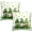 Clover Gnomes, variant on St Patricks Day Pillow Covers 18x18 Inch Set of 2 Gnomes Throw Pillow Covers Green Clover Shamrocks Pillow Cases for Couch Sofa Spring March Holiday Home Decor