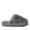 Grey, variant on Fireside By Dearfoams Women's Shelly Beach Genuine Shearling Fuzzy Scuff Slipper