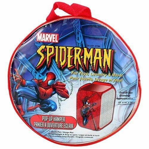 Spider-man Pop Up Hamper Toy Bin Storage Laundry Hamper Spiderman Spider Man New 