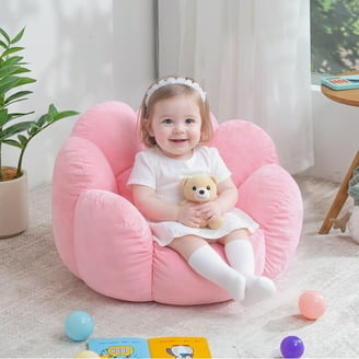Heritage Club Rainbow Faux Fur Bean Bag Chair, Pink - Walmart.com