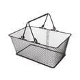 thumbnail image 2 of Shopping Basket Iron Grocery Tote Large Capacity Metal Construction for Supermarket Retail Store Consumers, 2 of 9
