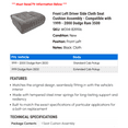 thumbnail image 2 of Front Left Driver Side Cloth Seat Cushion Assembly - Compatible with 1999 - 2000 Dodge Ram 3500, 2 of 2