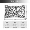 thumbnail image 2 of Naloa Hand Drawn Snake Pillow Covers, Throw Pillow Case Cushion Covers,Cushion for Bedroom,Couch,Home-16"x24", 2 of 6