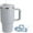 Light Gray, variant on Ochapa 40 oz Tumbler with Handle and Straw, Travel Mug for Car, 2-in-1 Lid Stainless Steel Tumblers