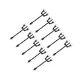 thumbnail image 1 of QualitChoice 10Pcs 7cm Model Courtyard Light Wired Lamppost Street LED Lamps, 1 of 6