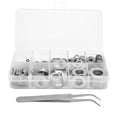 thumbnail image 1 of 684Pcs Washer Flat 304 Stainless Steel Assortment Accessory Replacement for Maintenance, 1 of 14