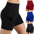 thumbnail image 2 of Uhndy Women High Waist Yoga Pants Side Cell Phone Pockets Sports Shorts Leggings Pants Womens Sweatpants Workout Pants, 2 of 2