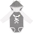 thumbnail image 3 of Inktastic Cute Easter Pirate Bunny with Eyepatch and Earring Boys or Girls Long Sleeve Baby Bodysuit, 3 of 5