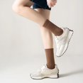 thumbnail image 2 of Womens Cotton Socks, Cute Crew Socks Thin Cotton Socks Women Above Ankle Bootie Socks 3 Pairs, 2 of 6