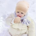thumbnail image 4 of Baby Beanie Hat Mittens Set Kids Winter Warm Knit Caps with Gloves for Toddler Boys Girls 3-24 months (Beige), 4 of 7