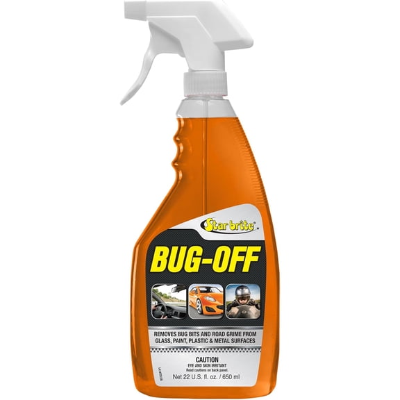 Bug Off - Premium Automotive Dead Insect Residue Cleaner Quick & Easy Bit and Tar Remover for Cars 22 OZ Spray (092722)