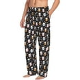 thumbnail image 6 of Hirioo Snowflake Cream Hot Cocoa for Women's PJ Pajama Pants Sleep Pants Women's Home Trousers with Pockets,S-3XL-Small, 6 of 6